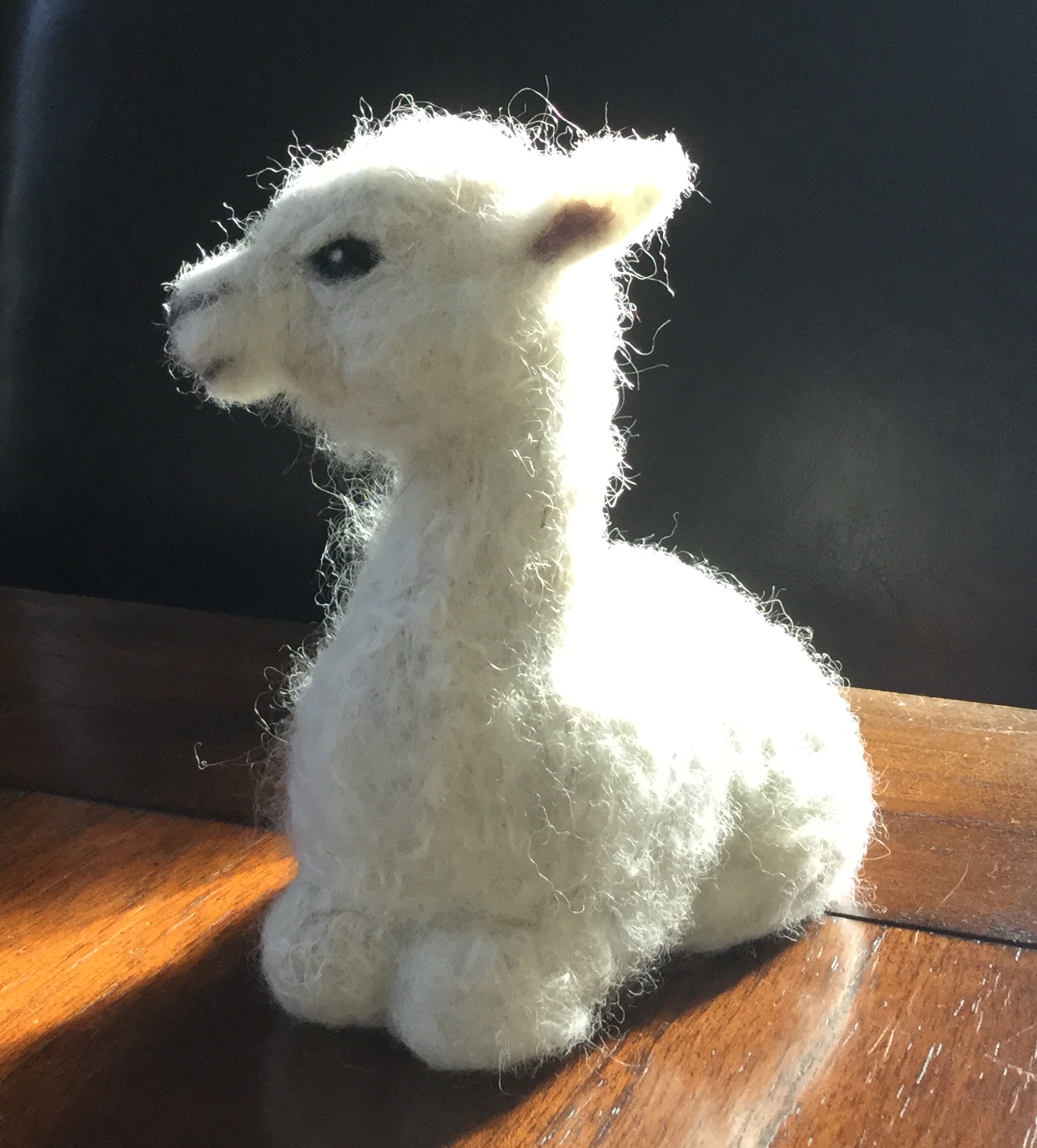 Needle felt Alpaca Cria by CeeBeers