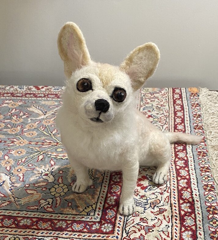 Needle Felt Chihuahua by CeeBeers