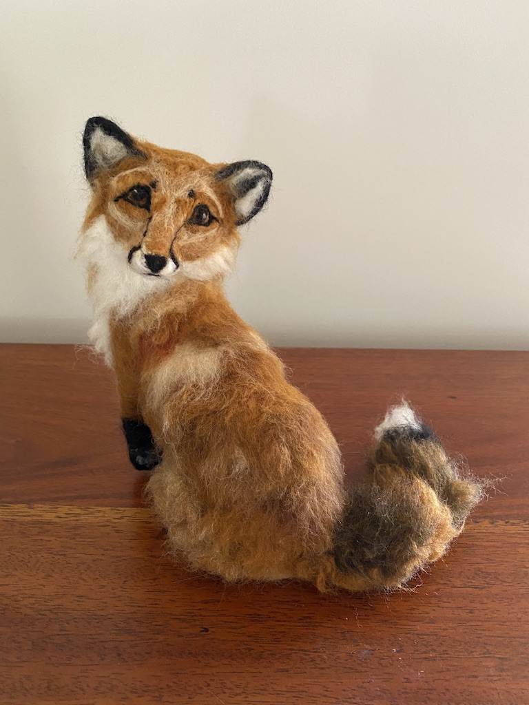 Needle Felt Red fox by CeeBeers